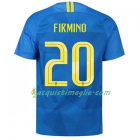 Divisa di Calcio Brasile Firmino 20 Trasferta Mondiali 2018